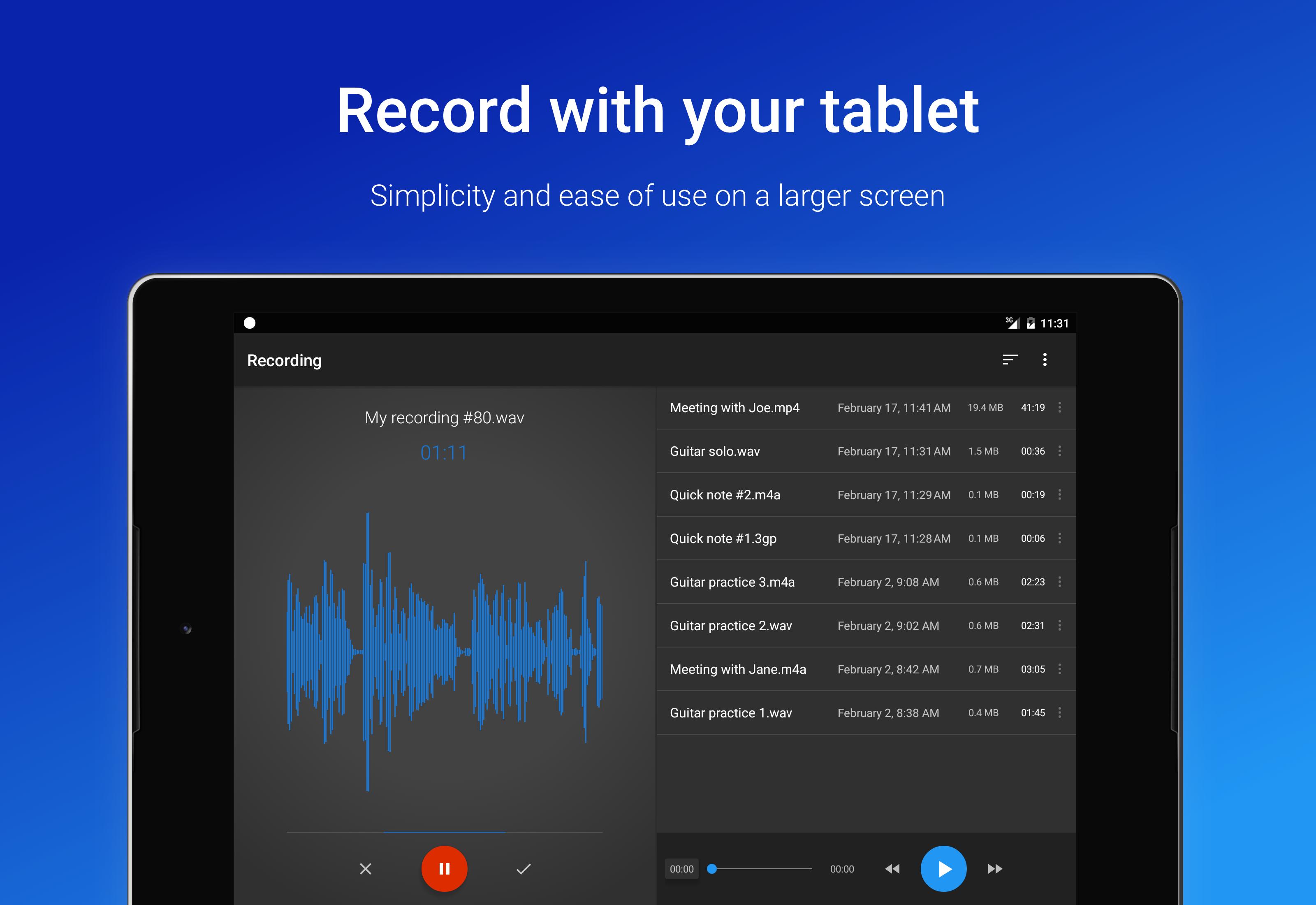 Easy Voice Recorder 2.6.0 Screenshot 7