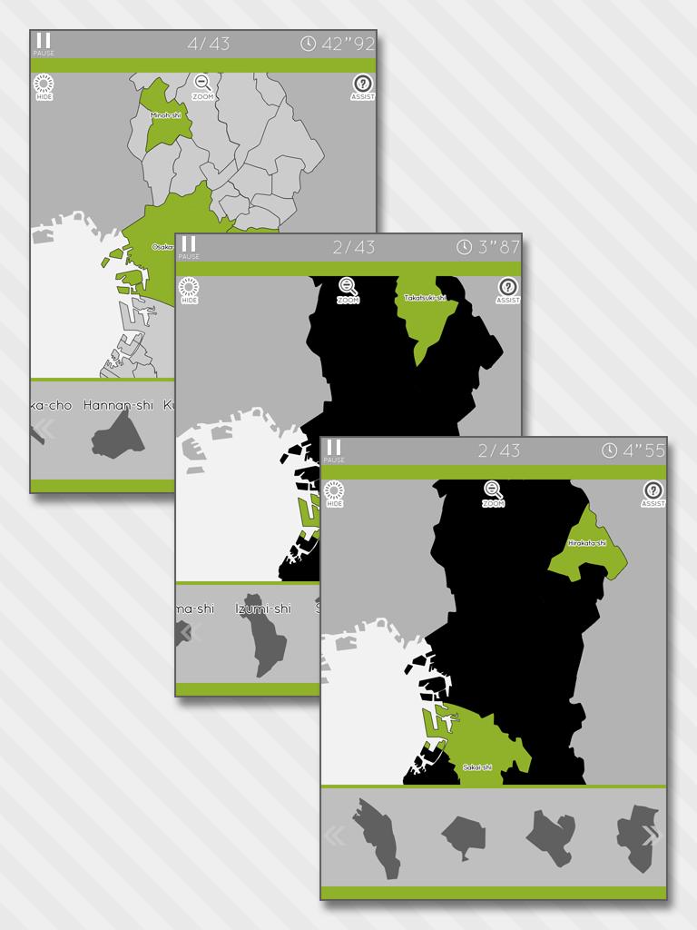 Enjoy Learning Osaka Map Puzzle 3.2.6 Screenshot 7