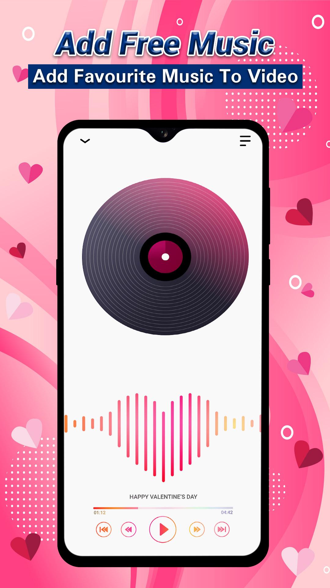 Heart Photo Effect Video Maker with Music 1.5 Screenshot 4
