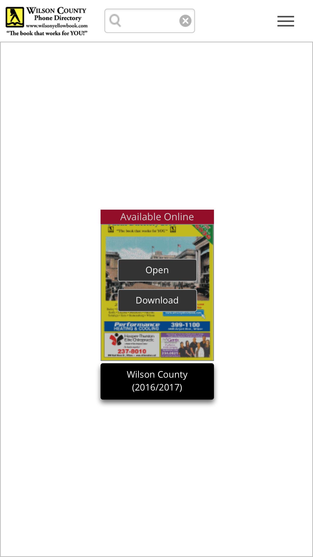 Wilson County Phone Directory 7.5.1 Screenshot 1