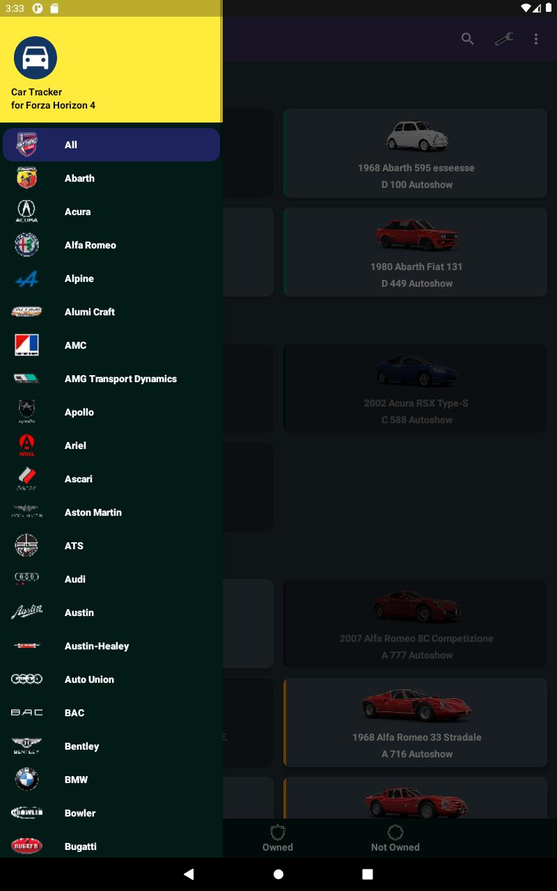 Car Tracker for Forza Horizon 4 1.2.9 Screenshot 10