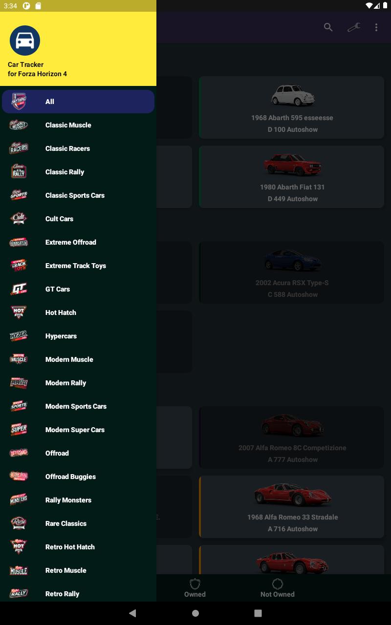 Car Tracker for Forza Horizon 4 1.2.9 Screenshot 14
