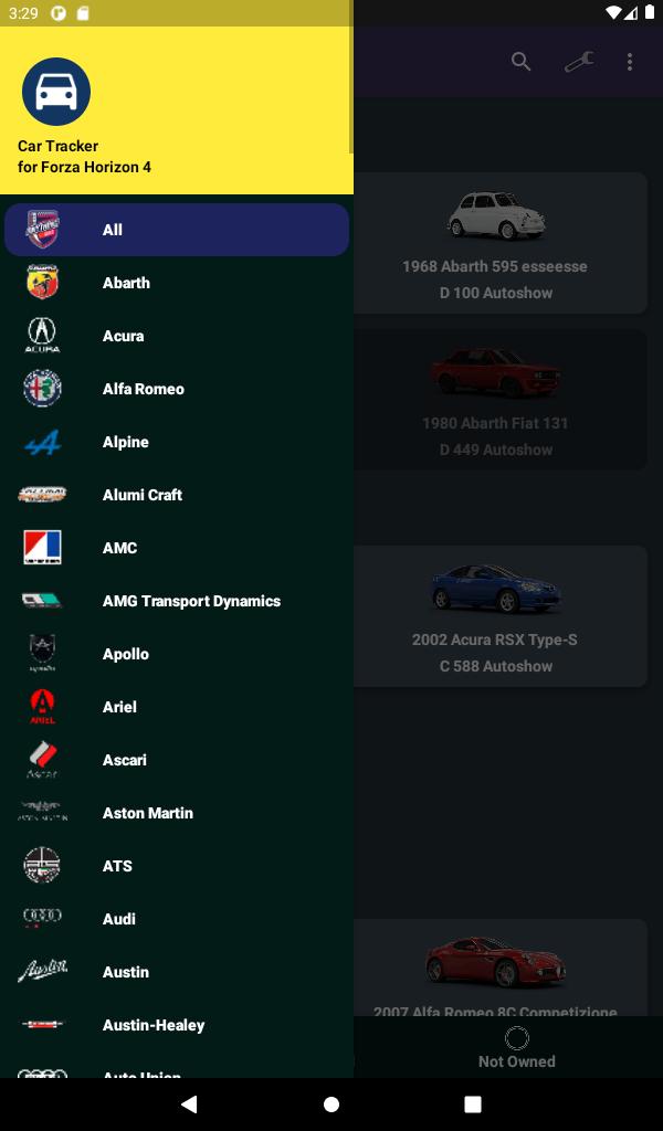 Car Tracker for Forza Horizon 4 1.2.9 Screenshot 18