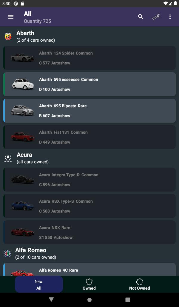 Car Tracker for Forza Horizon 4 1.2.9 Screenshot 24