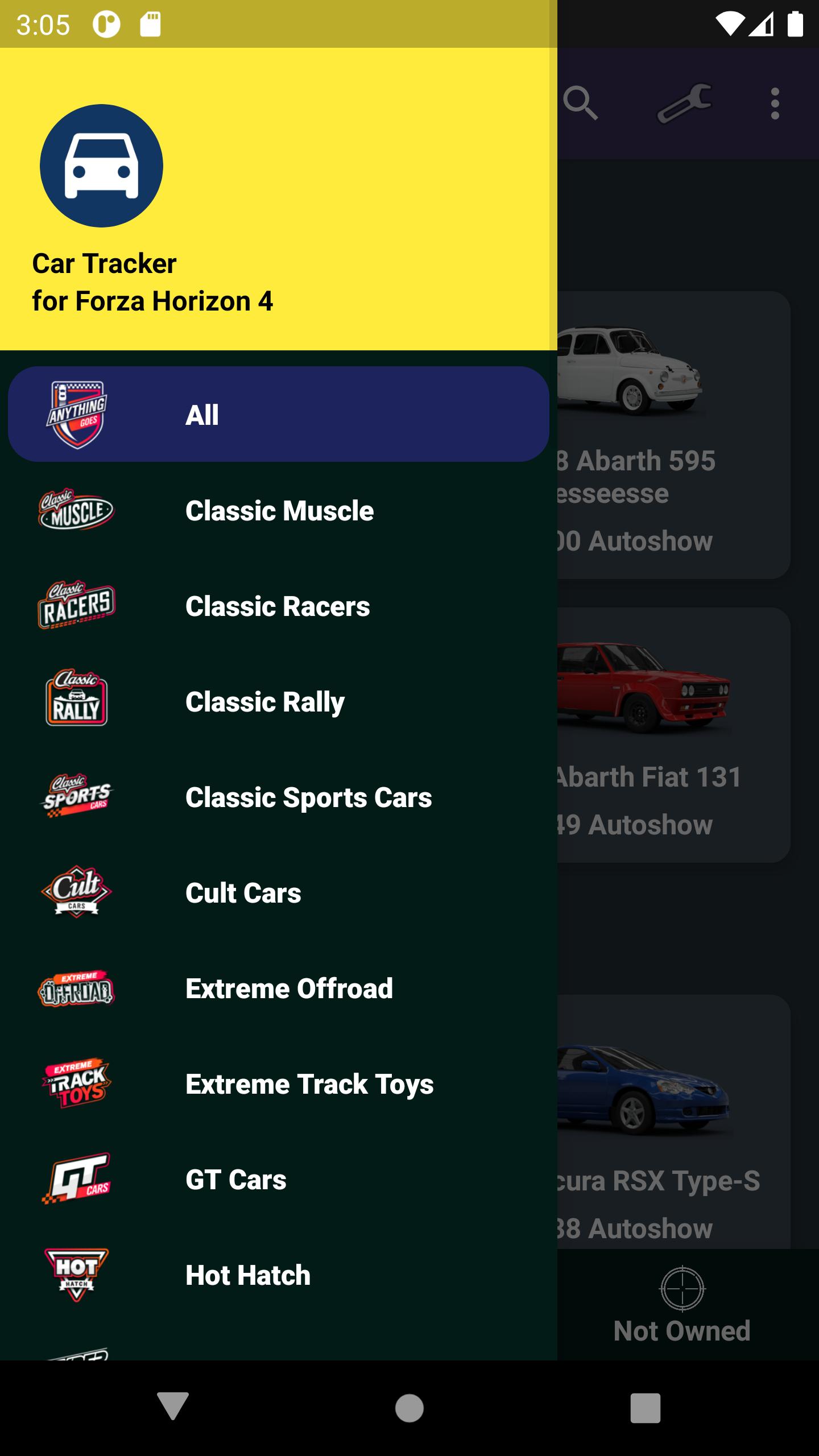 Car Tracker for Forza Horizon 4 1.2.9 Screenshot 6