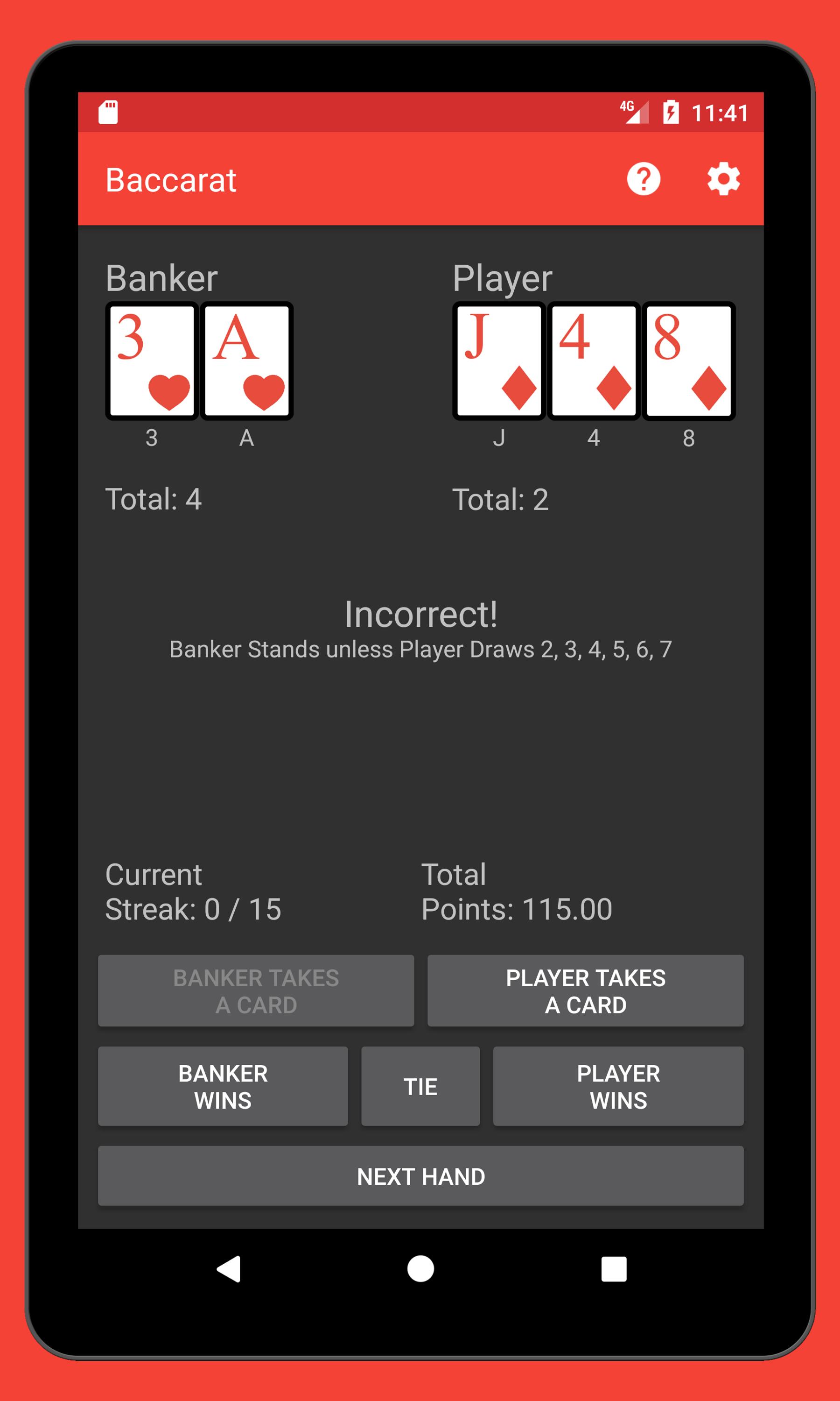 Learn Baccarat 1.4 Screenshot 12