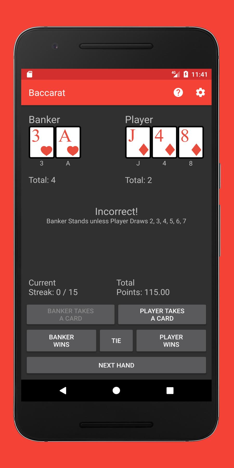 Learn Baccarat 1.4 Screenshot 3