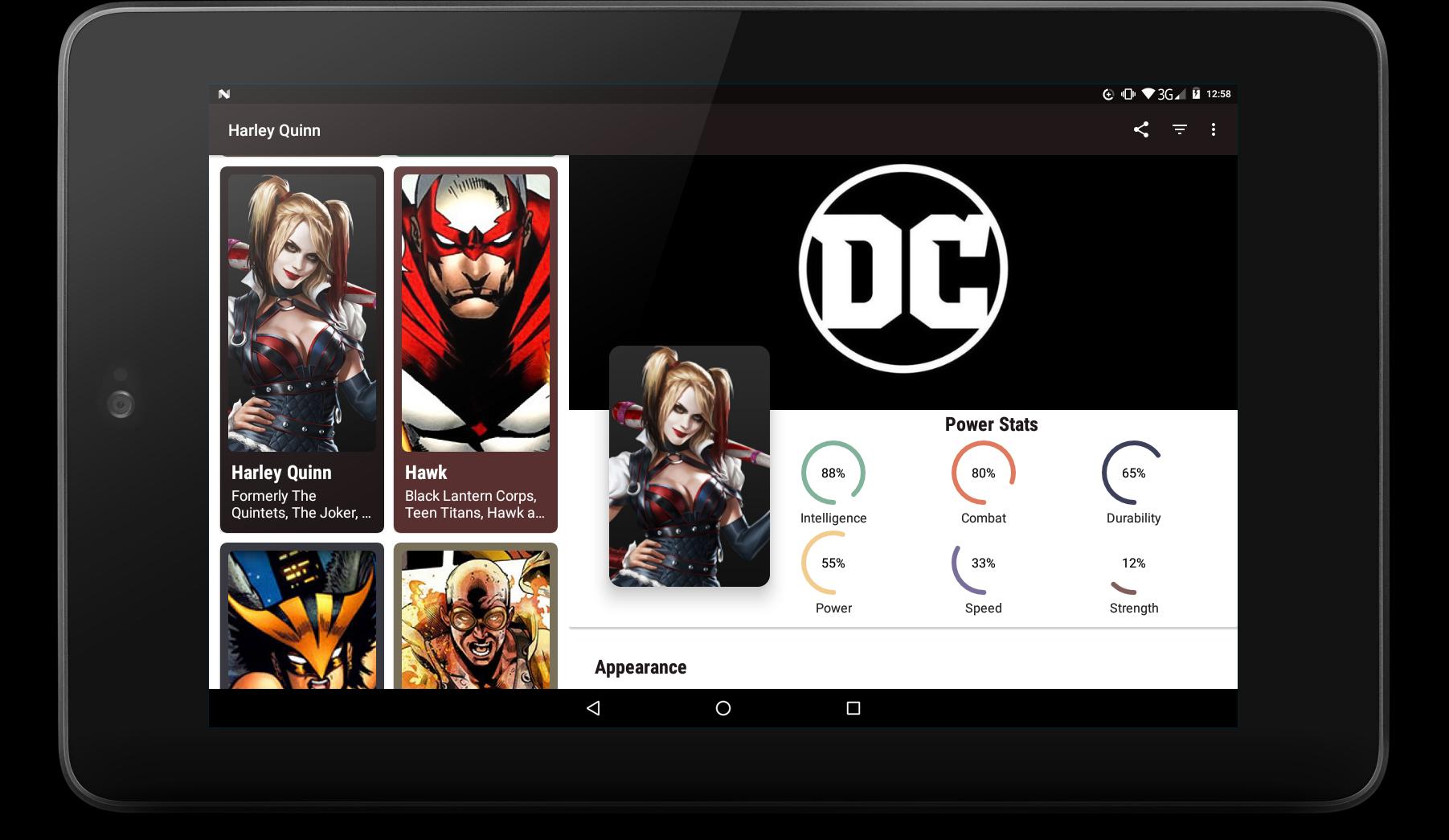 DC Characters 1.0.1 Screenshot 11