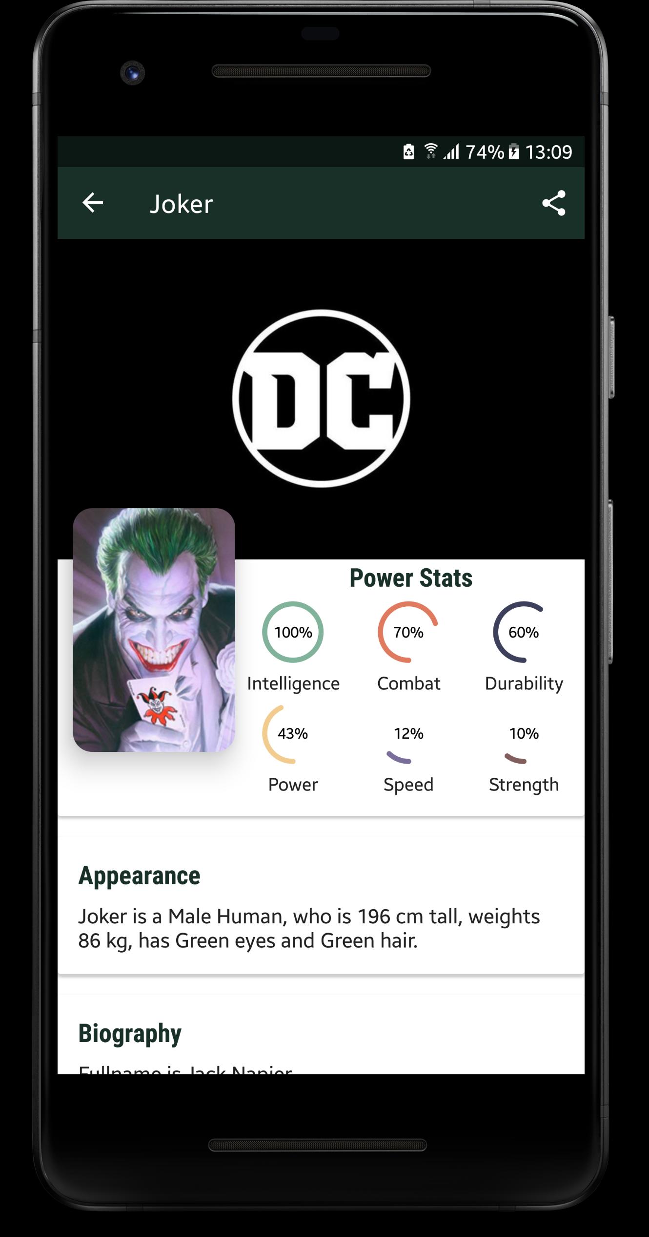 DC Characters 1.0.1 Screenshot 3