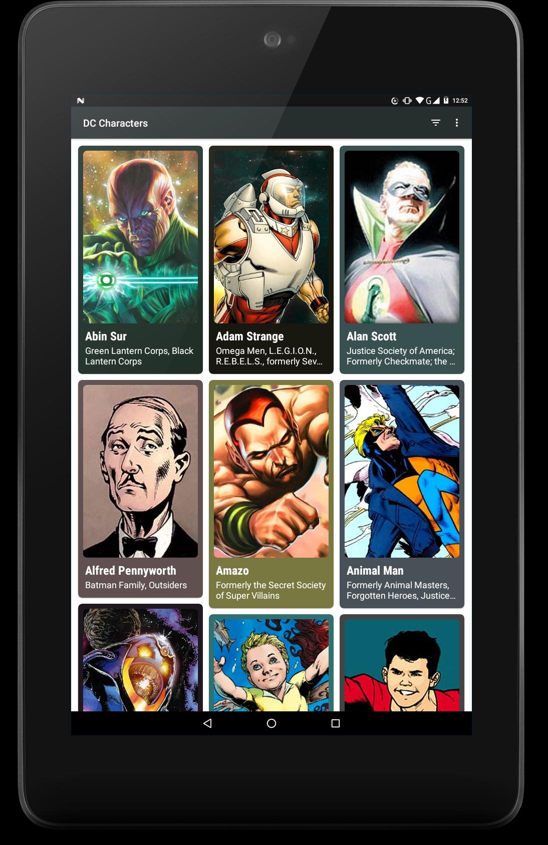DC Characters 1.0.1 Screenshot 8