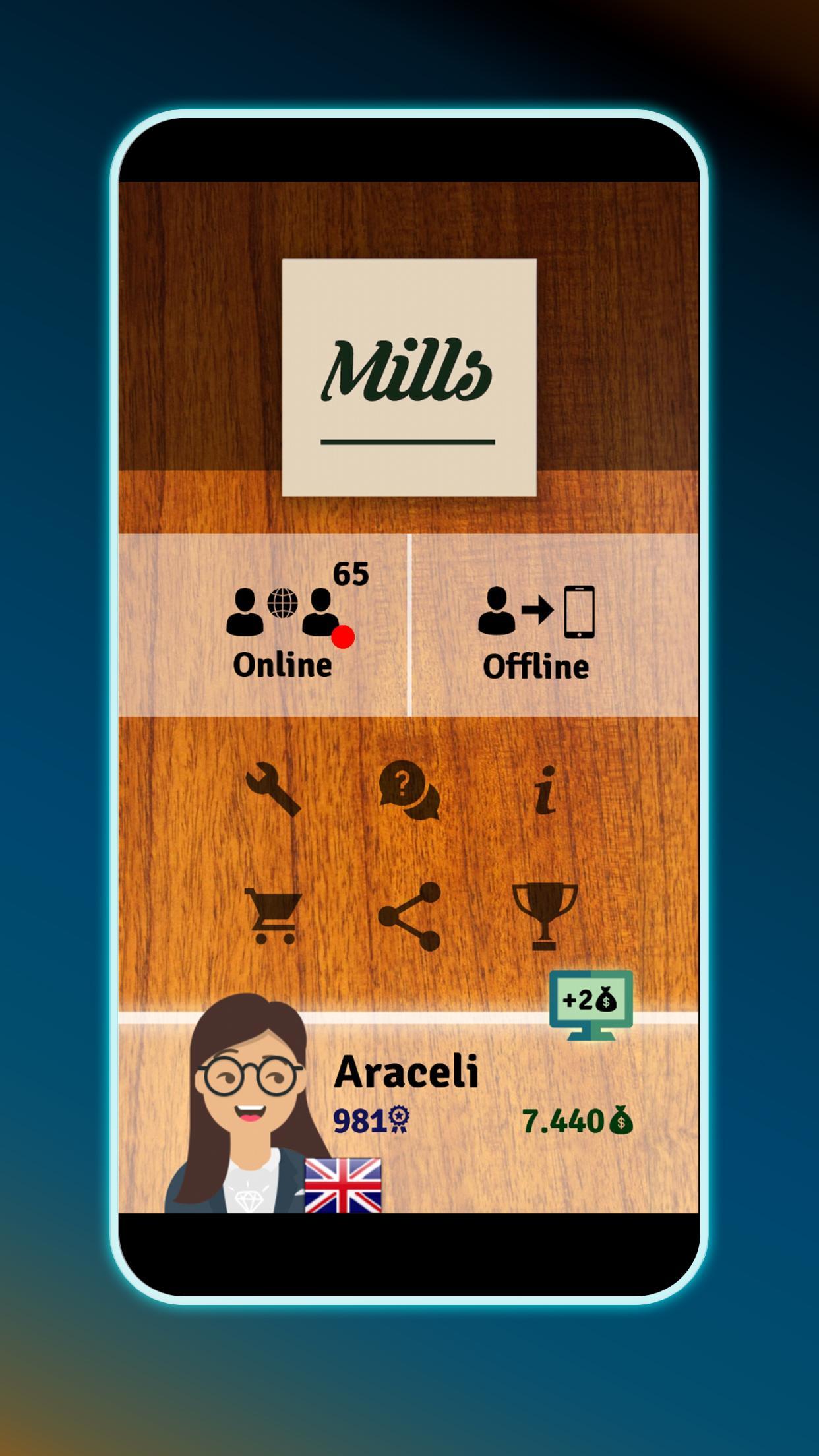 Mills Nine Men's Morris - Free board game online 1.110 Screenshot 7