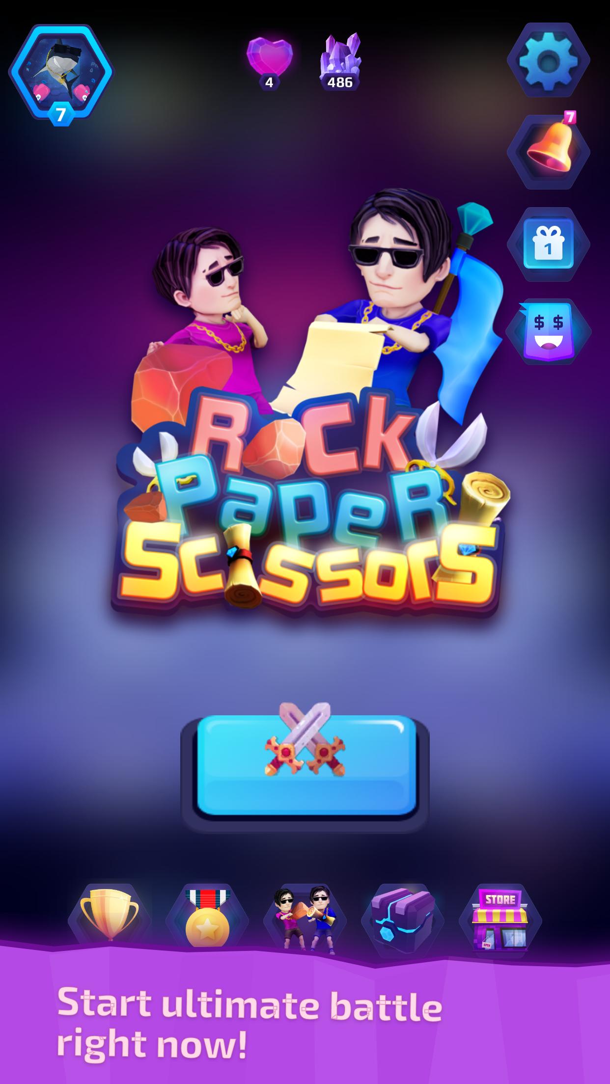 AR Rock-Paper-Scissors 2.4.1 Screenshot 1