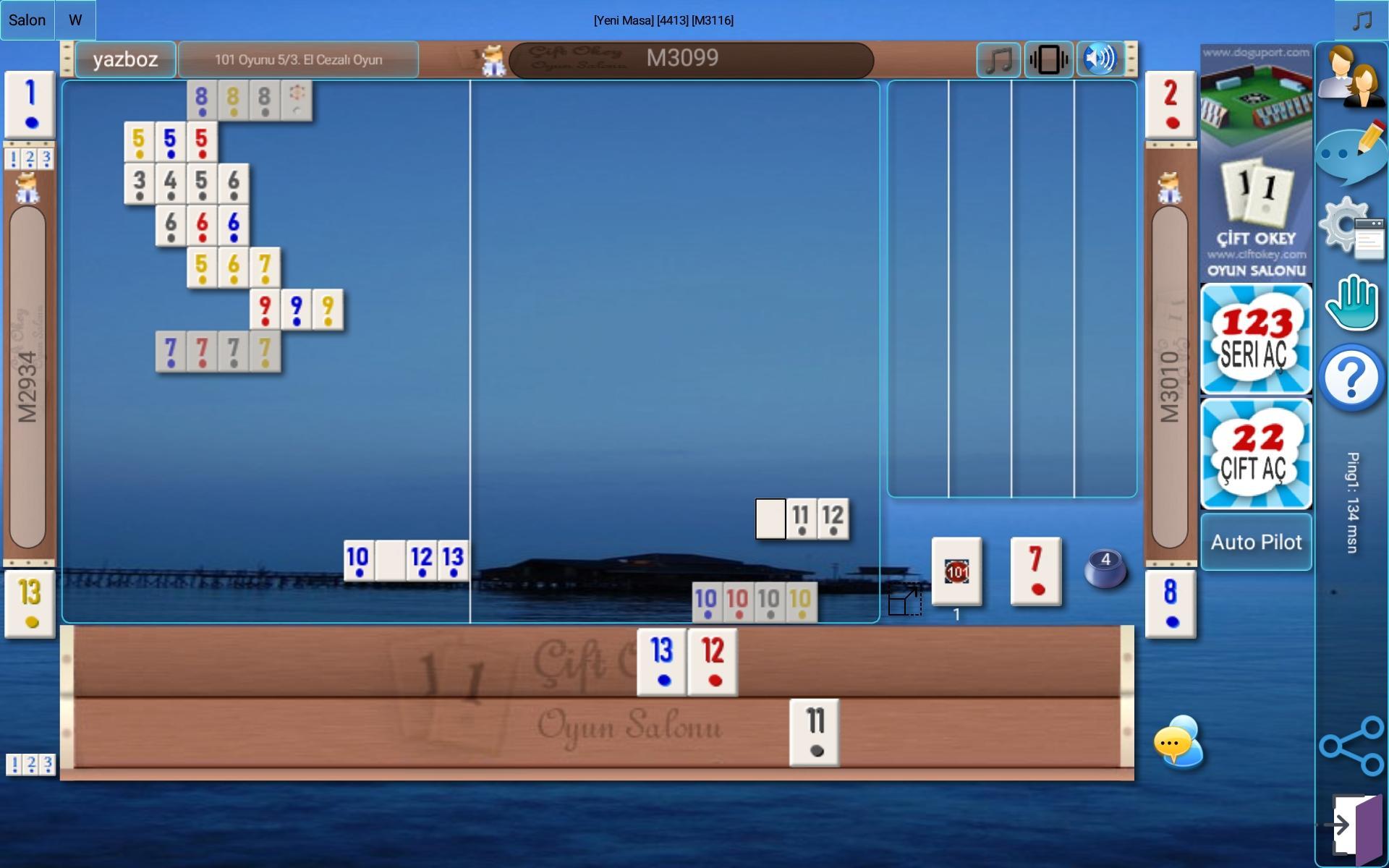 101 Okey Domino hakkarim.net 1.9.4 Screenshot 12