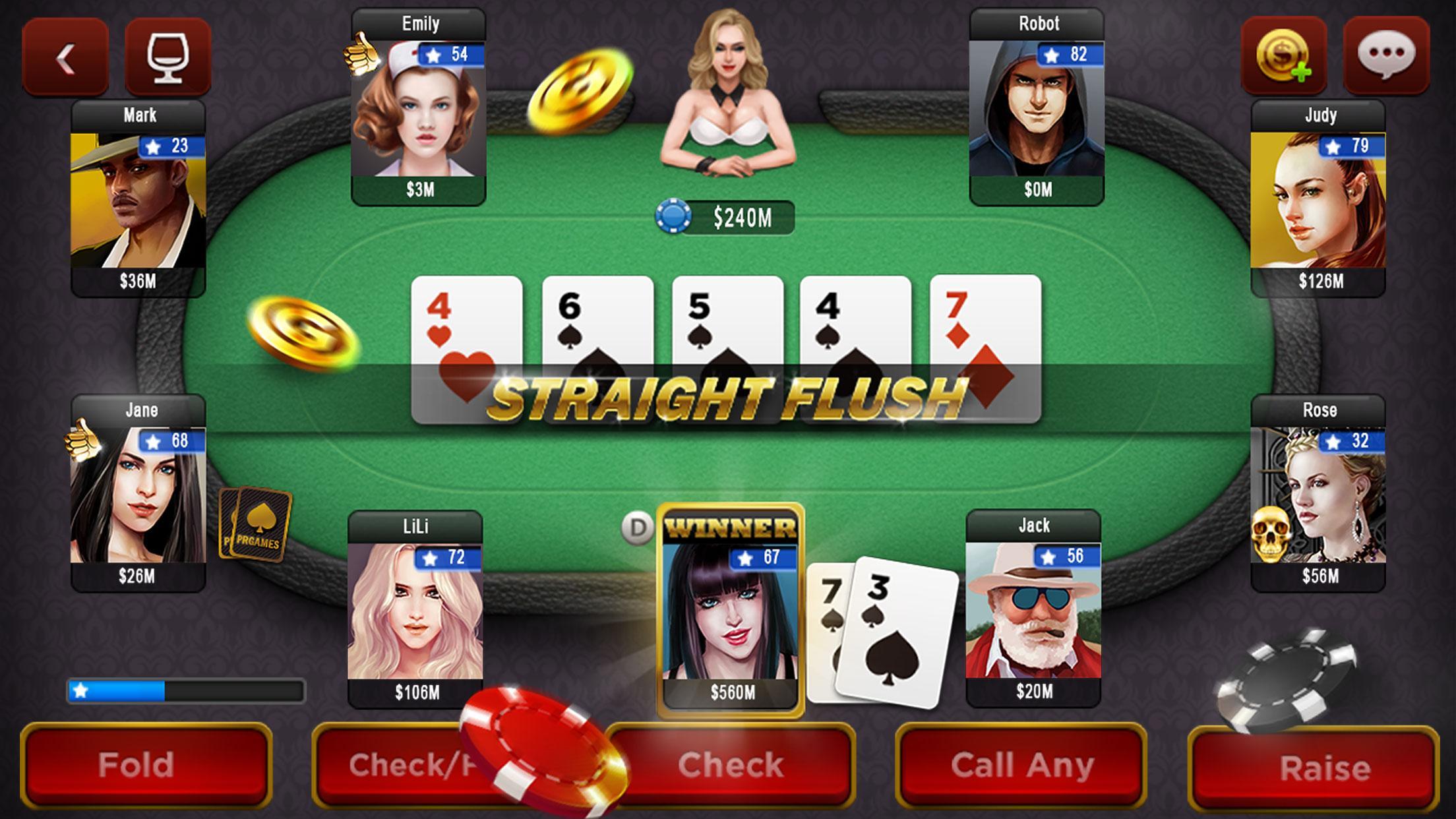 Spark Poker - Live Texas Holdem Free Casino 2.7 Screenshot 1