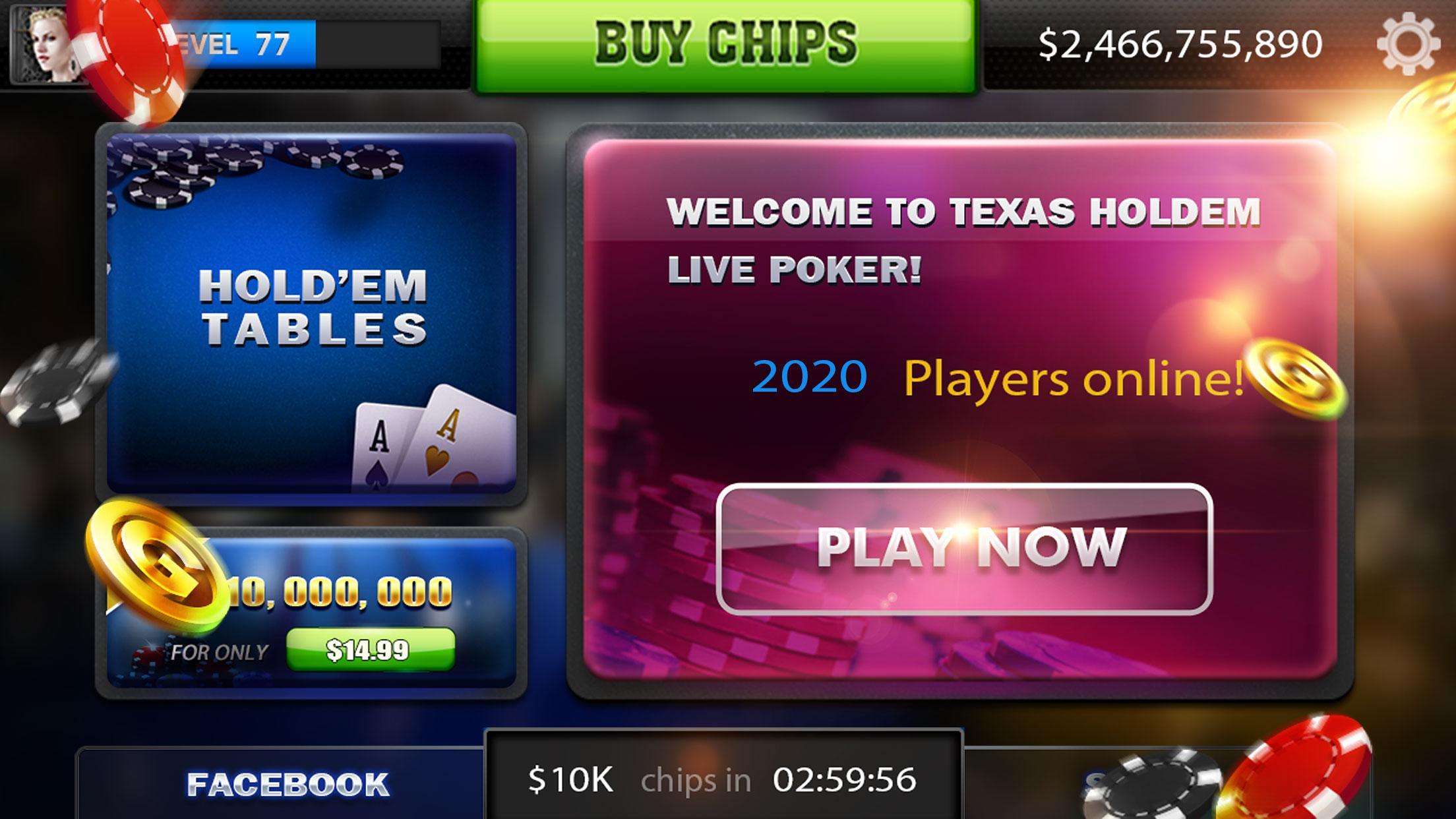 Spark Poker - Live Texas Holdem Free Casino 2.7 Screenshot 2