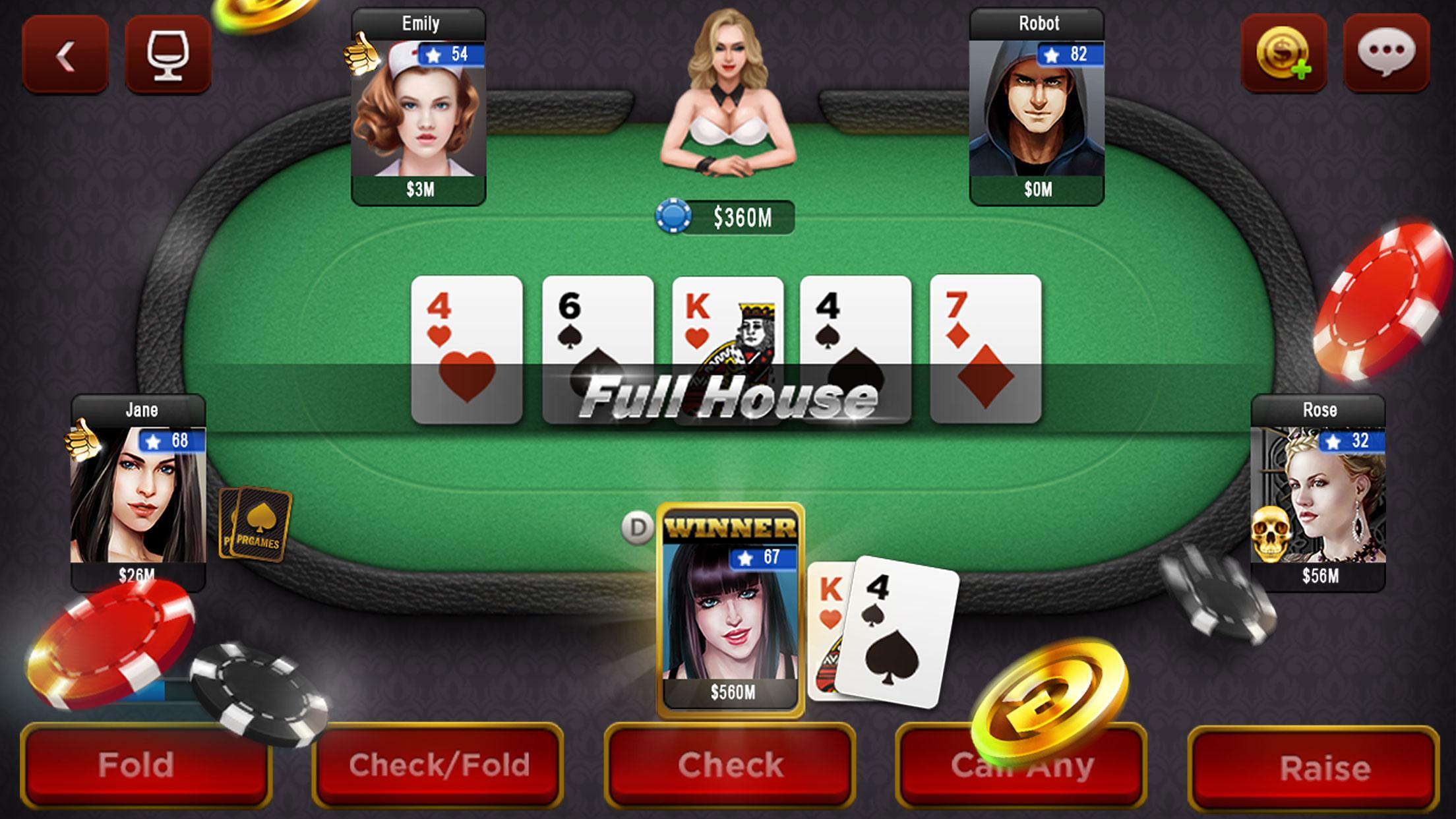 Spark Poker - Live Texas Holdem Free Casino 2.7 Screenshot 4