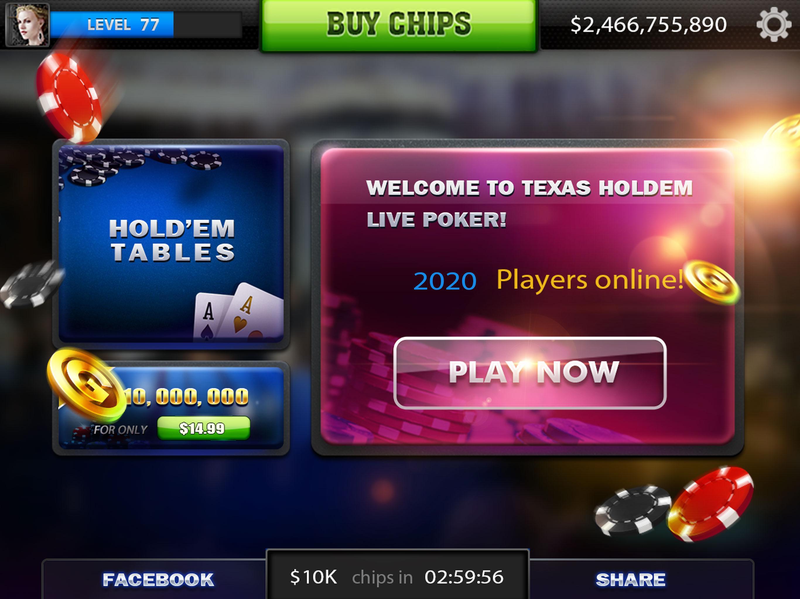 Spark Poker - Live Texas Holdem Free Casino 2.7 Screenshot 7