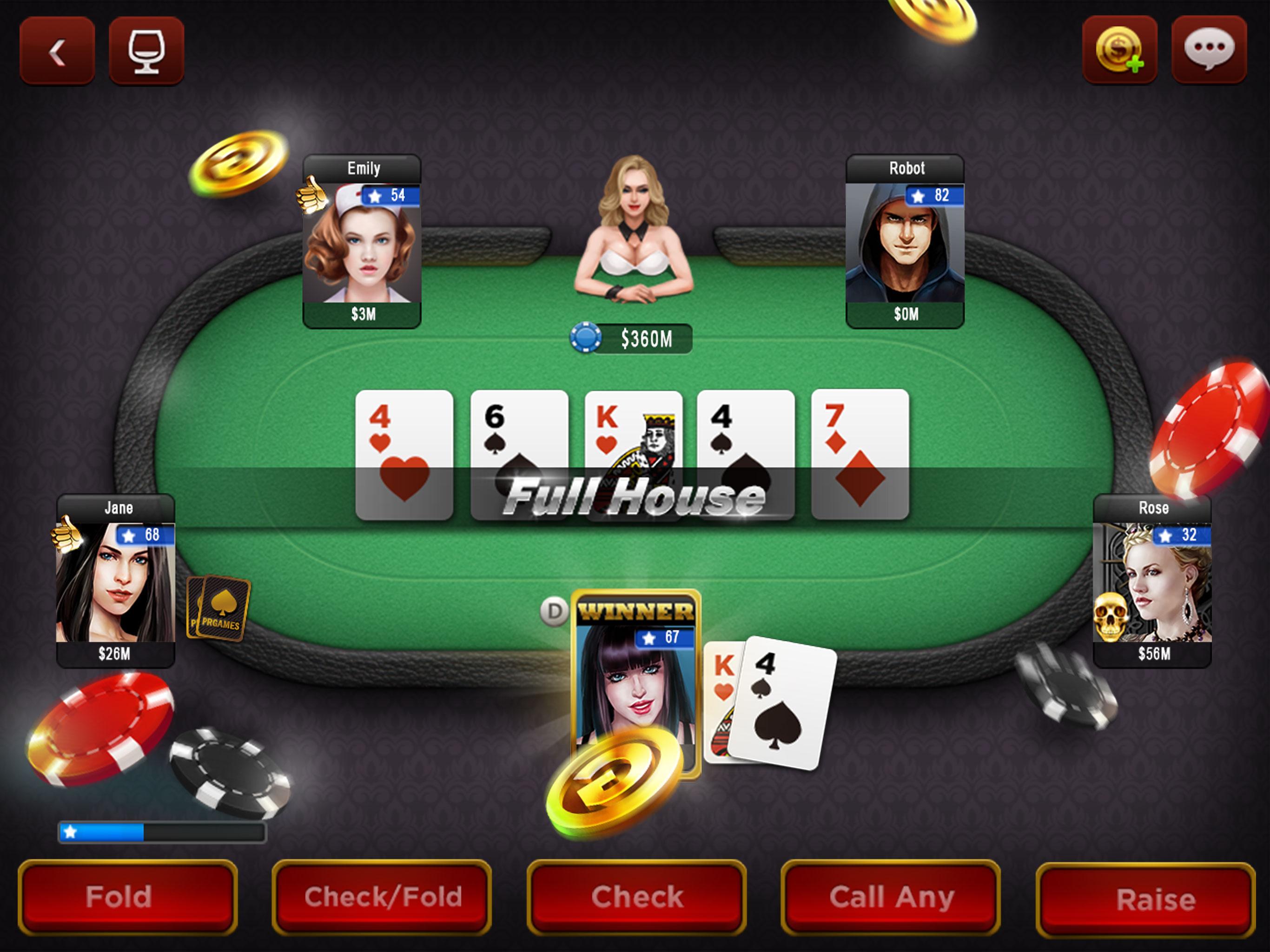 Spark Poker - Live Texas Holdem Free Casino 2.7 Screenshot 9