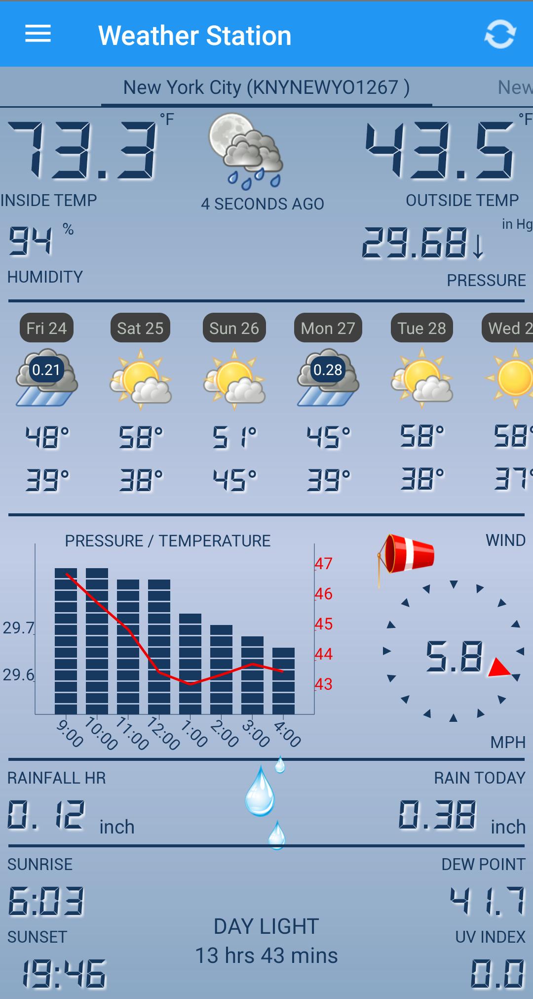Weather Station 4.7.9 Screenshot 1