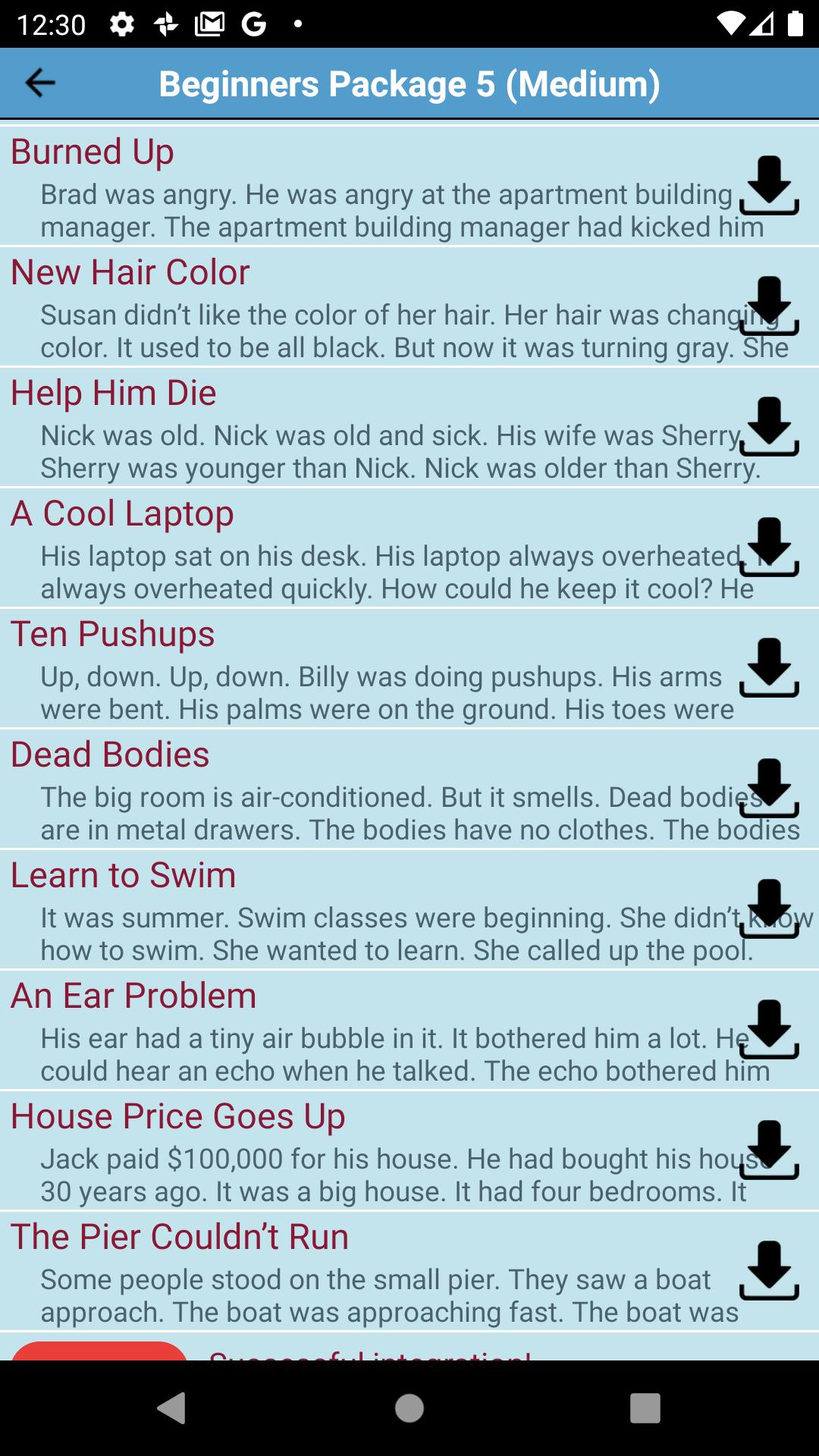 Learn English By Stories 1.6.3 Screenshot 2