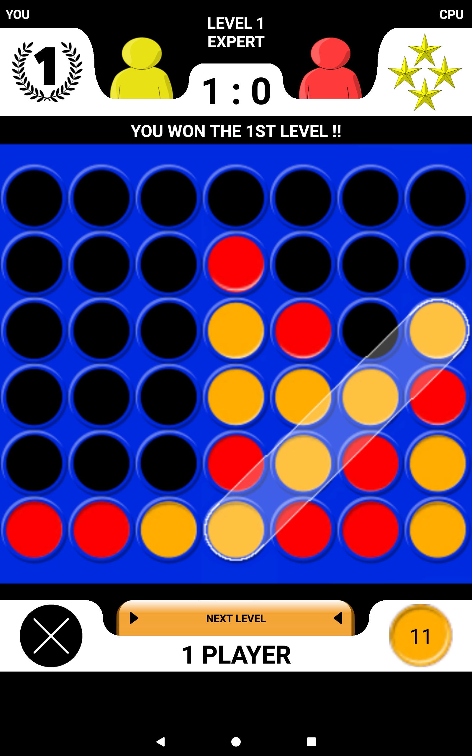 4 in a row - Board game for 2 players 2.1 Screenshot 4