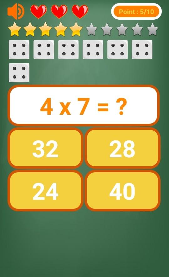 Times Tables Multiplication 1.1 Screenshot 1