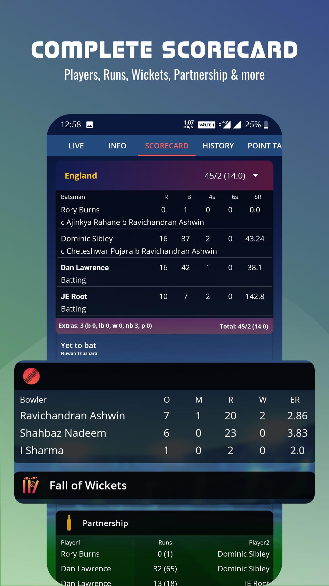 Eagle Cricket Live Line cricket scorecard live 1.3 Screenshot 5