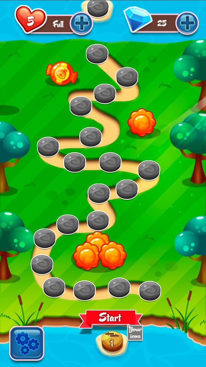 Jelly Garden Match 1.0 Screenshot 2