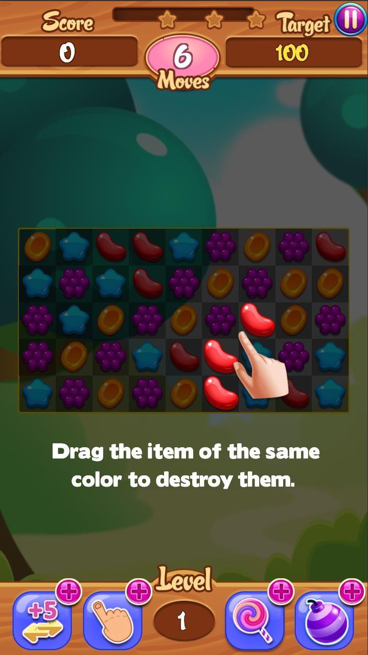 Jelly Garden Match 1.0 Screenshot 3