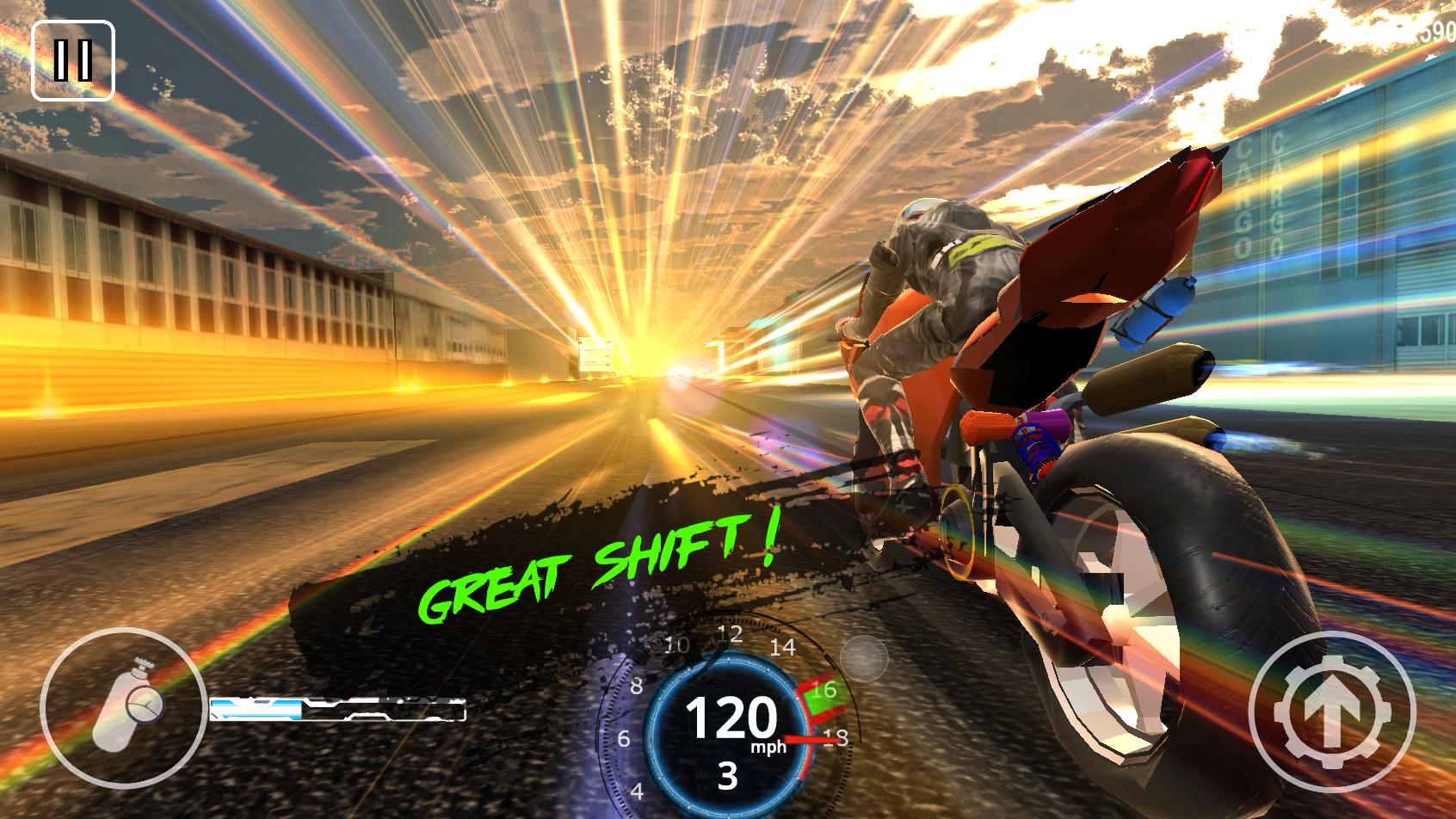 Rebel Gears Drag Bike Racing / CSR Race Moto Game 1.3.2 Screenshot 1
