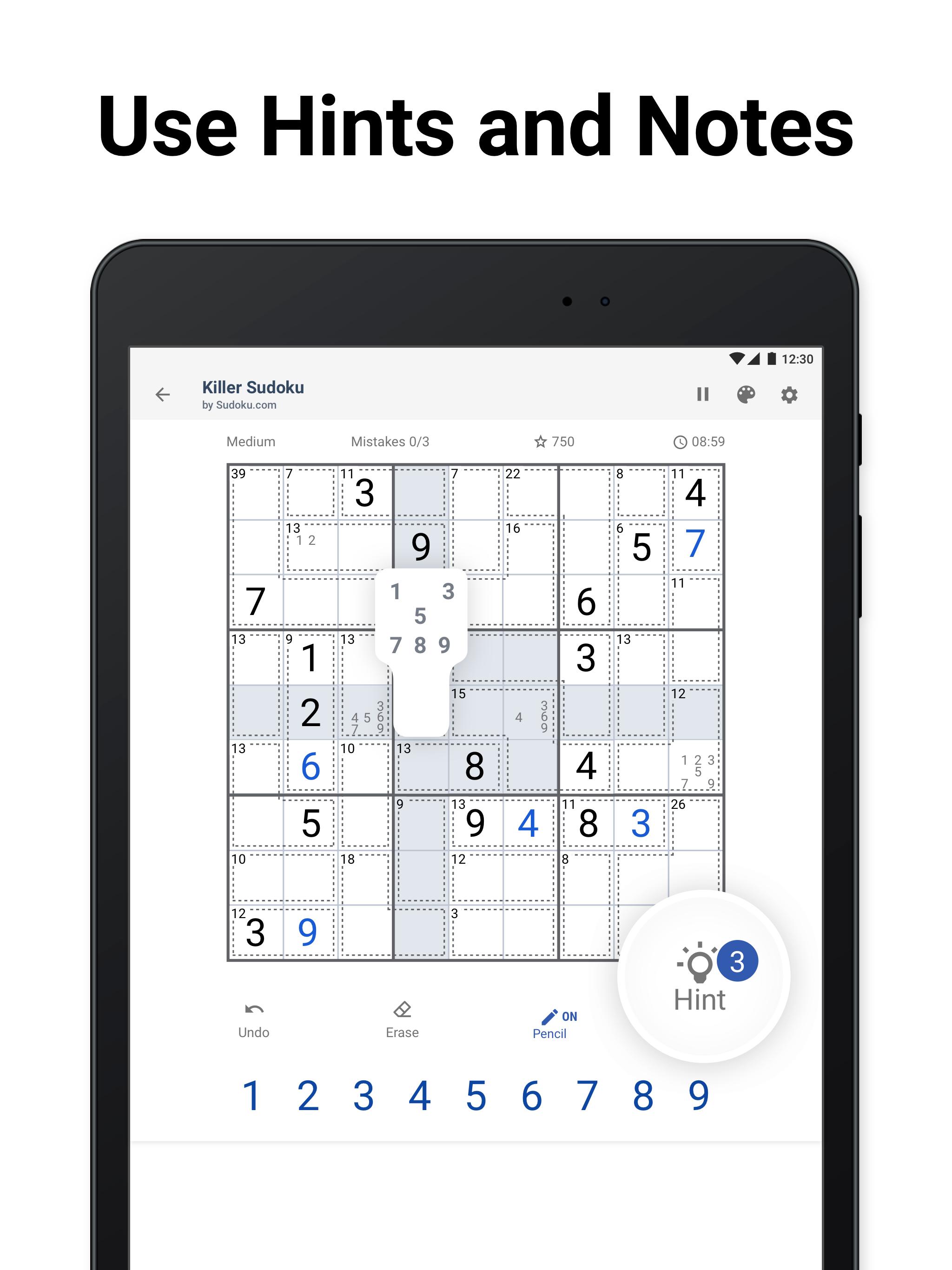 Killer Sudoku by Sudoku.com - Free Logic Puzzles 1.2.1 Screenshot 15