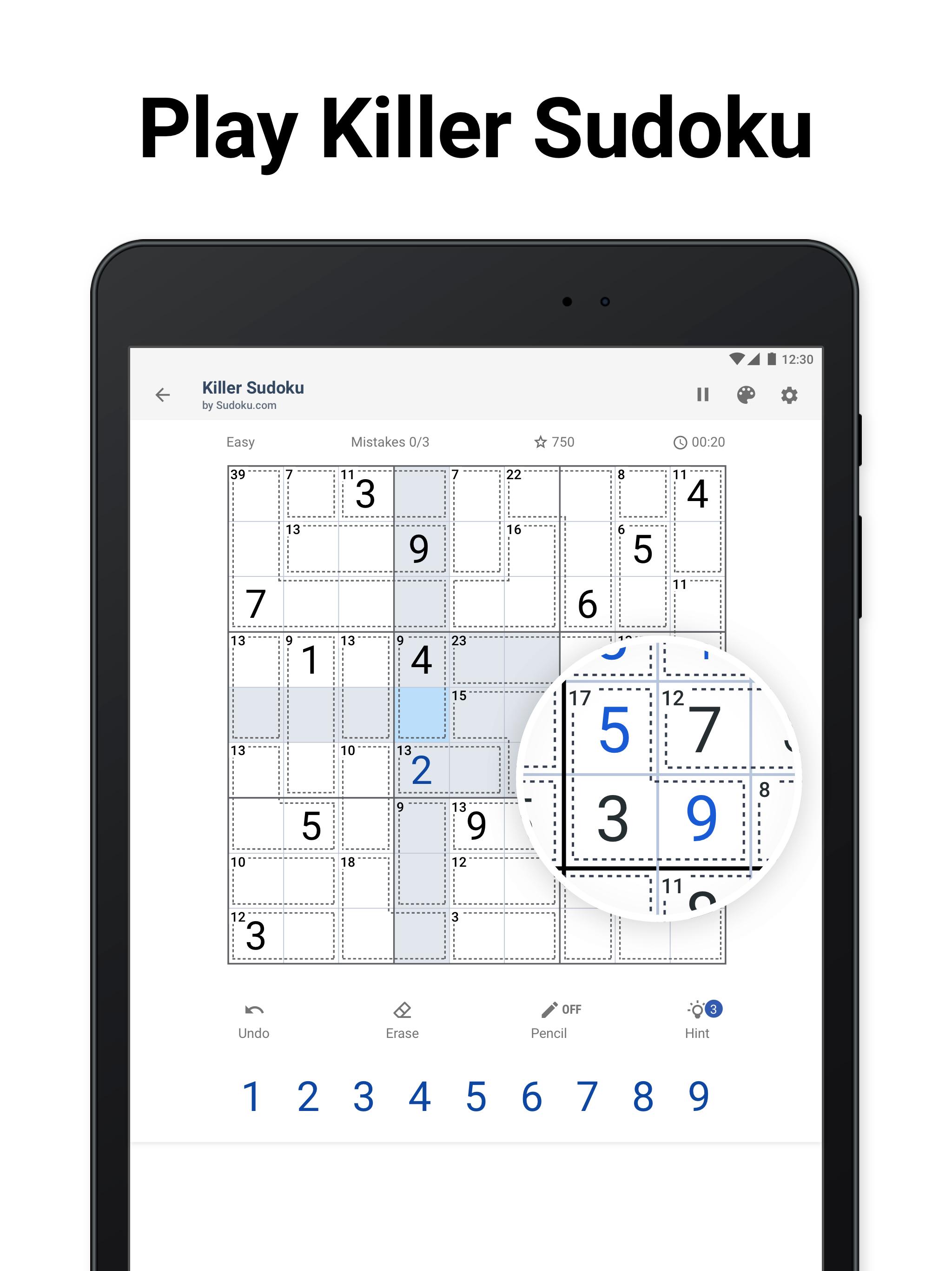 Killer Sudoku by Sudoku.com - Free Logic Puzzles 1.2.1 Screenshot 17