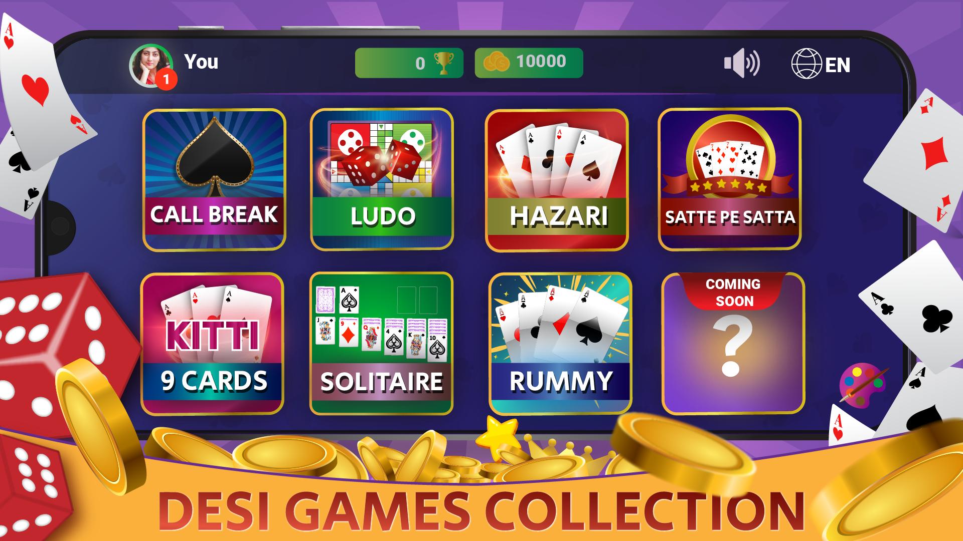 Callbreak, Ludo, Rummy & 9 Card Game -Easygames.io 20210120 Screenshot 1