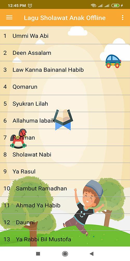 Lagu Sholawat Anak Full Offline 1.1.13 Screenshot 2