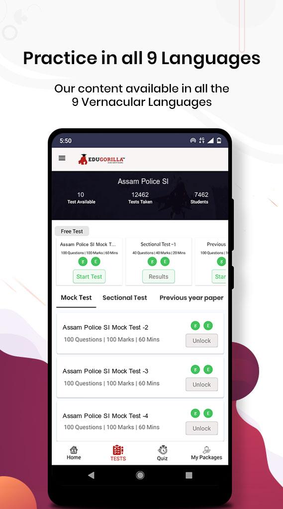 EduGorilla’s Assam Police SI Test Series App 01.01.161 Screenshot 4
