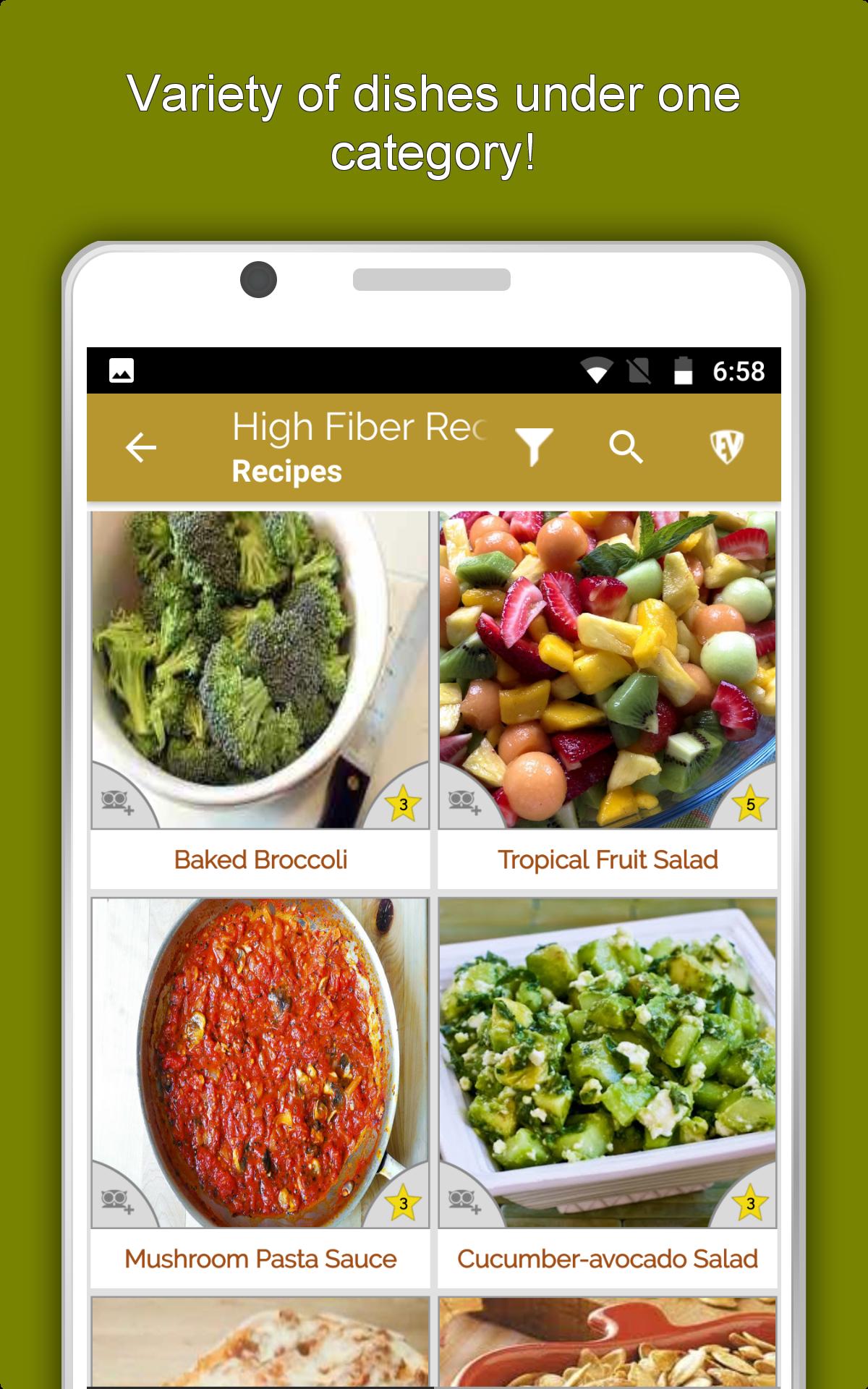 High Fiber Food Diet Recipes Offline, Antioxidants 1.1.8 Screenshot 13