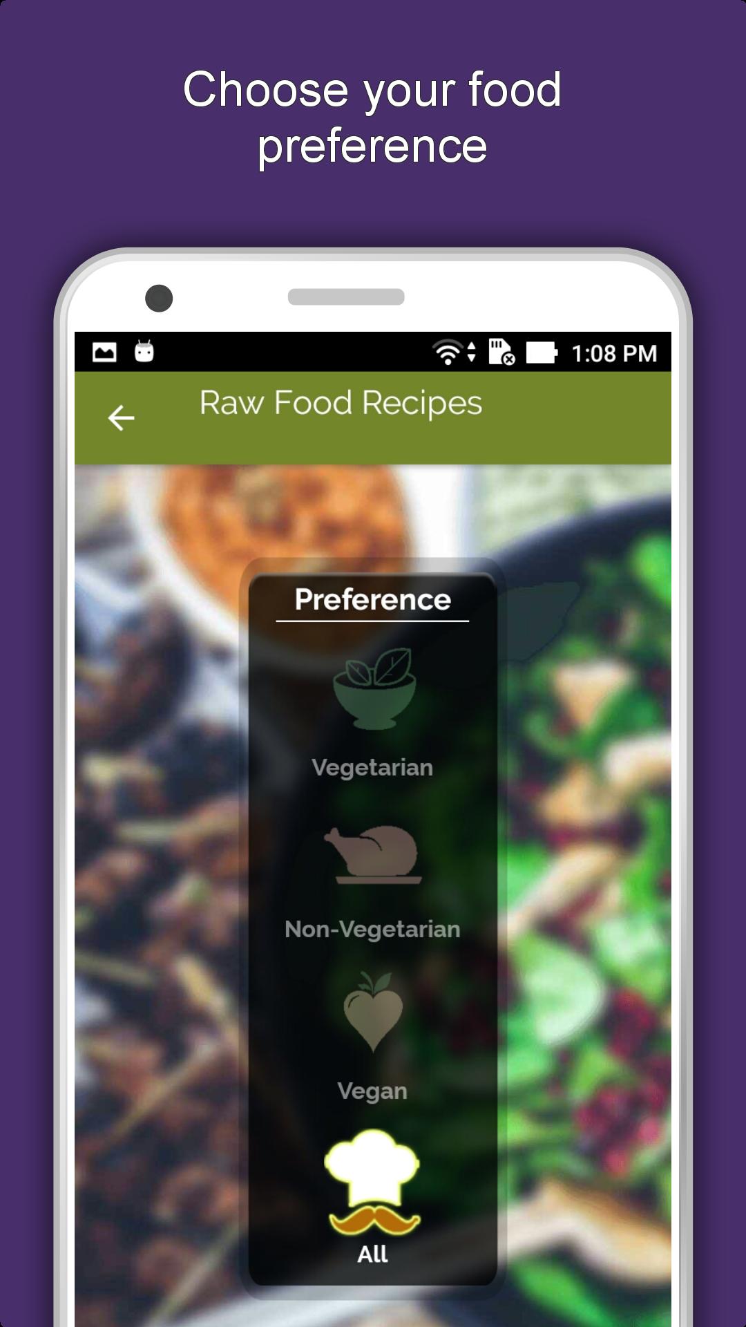Raw Food Recipes Offline: Healthy, Nutritious Diet 1.1.9 Screenshot 1