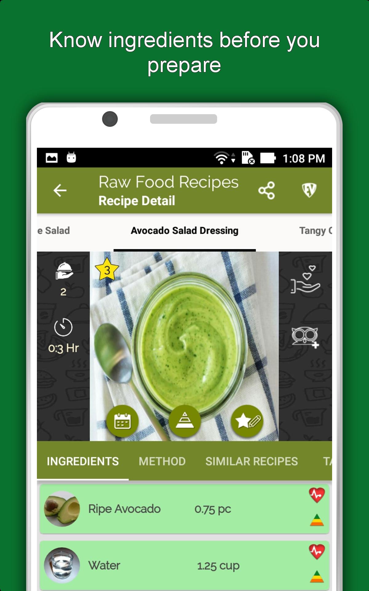 Raw Food Recipes Offline: Healthy, Nutritious Diet 1.1.9 Screenshot 14