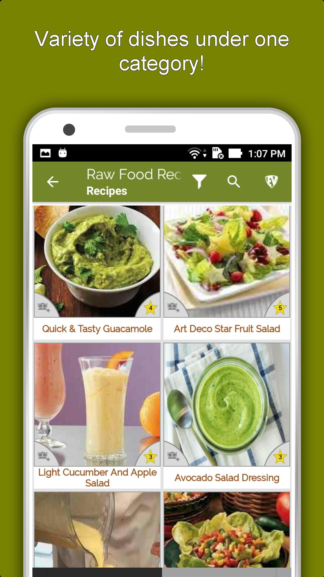 Raw Food Recipes Offline: Healthy, Nutritious Diet 1.1.9 Screenshot 5