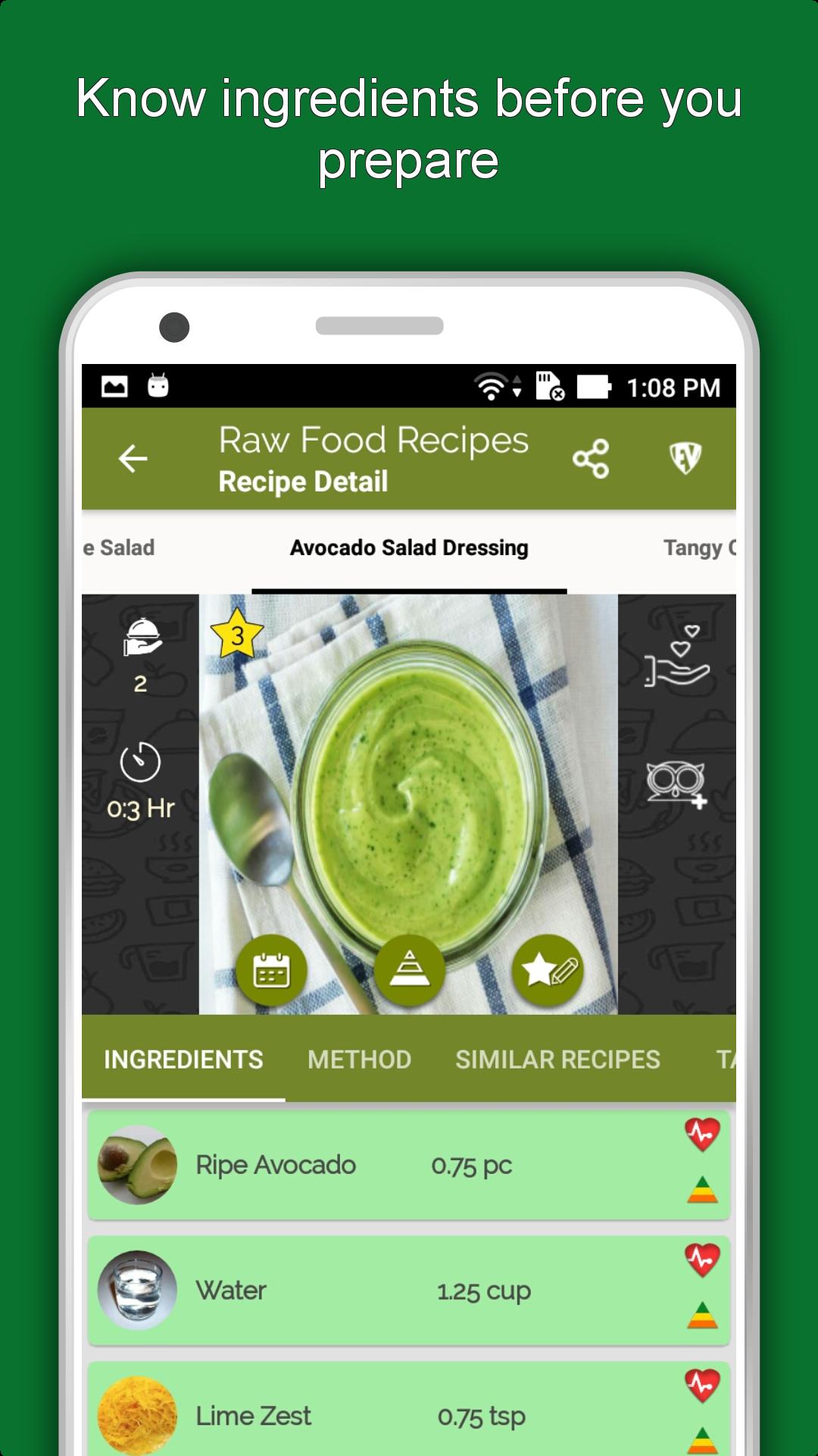 Raw Food Recipes Offline: Healthy, Nutritious Diet 1.1.9 Screenshot 6