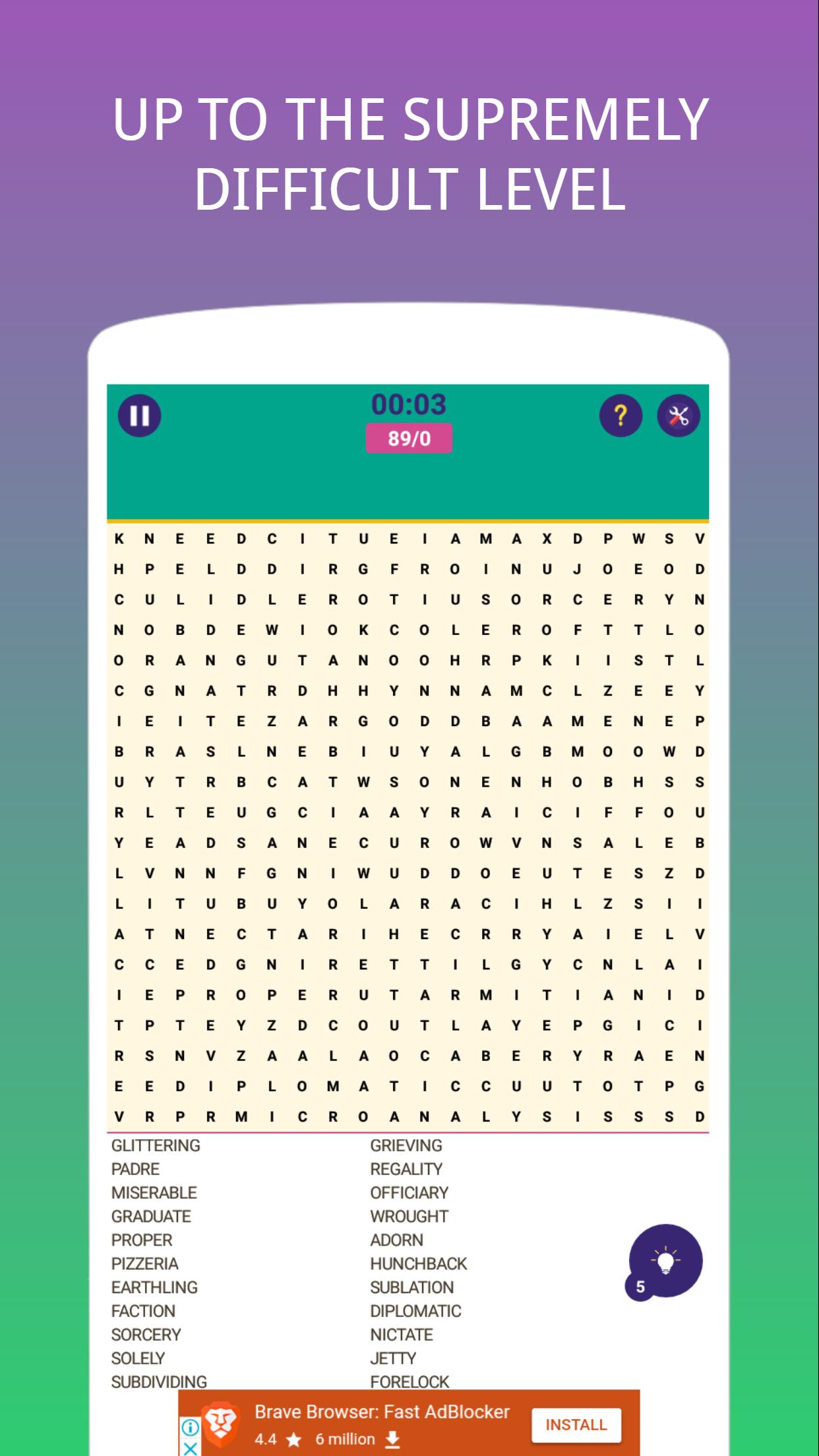 Word Search Puzzle Free 2.4.12 Screenshot 8