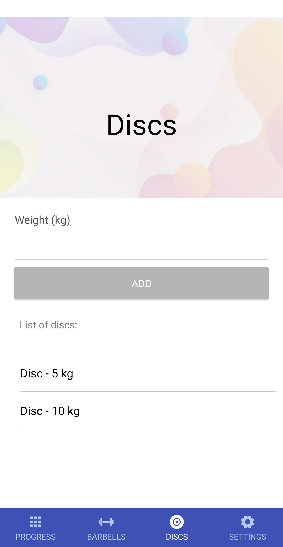 Find Weight Progression 2.4 Screenshot 2