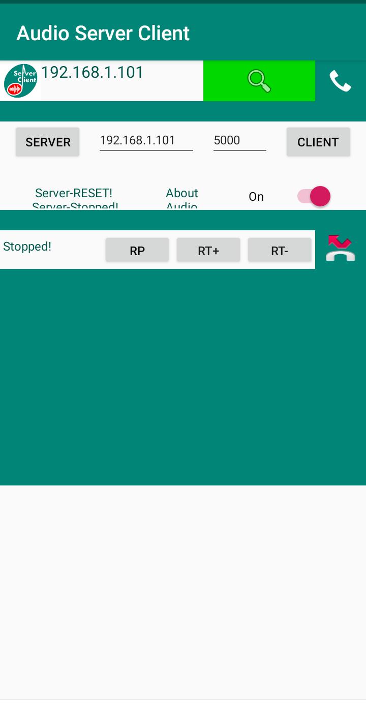 Audio Server Client 1.8 Screenshot 2