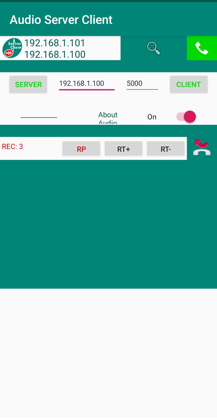 Audio Server Client 1.8 Screenshot 4