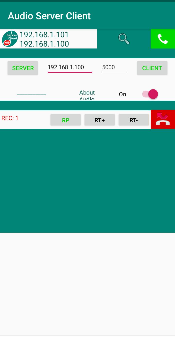 Audio Server Client 1.8 Screenshot 5