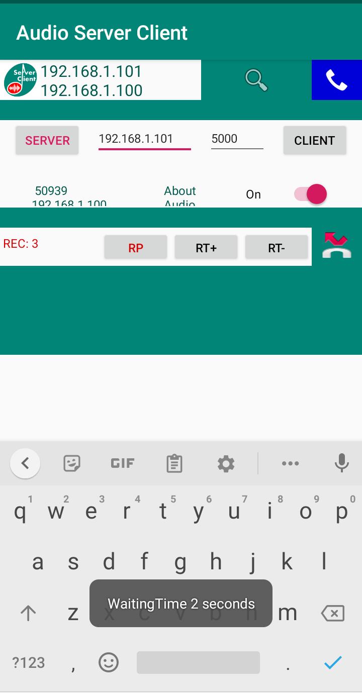 Audio Server Client 1.8 Screenshot 6