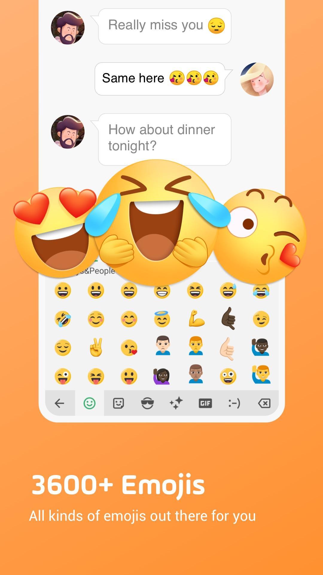 Facemoji Emoji Keyboard Lite:DIY Theme,Emoji,Font 2.5.3.1 Screenshot 2