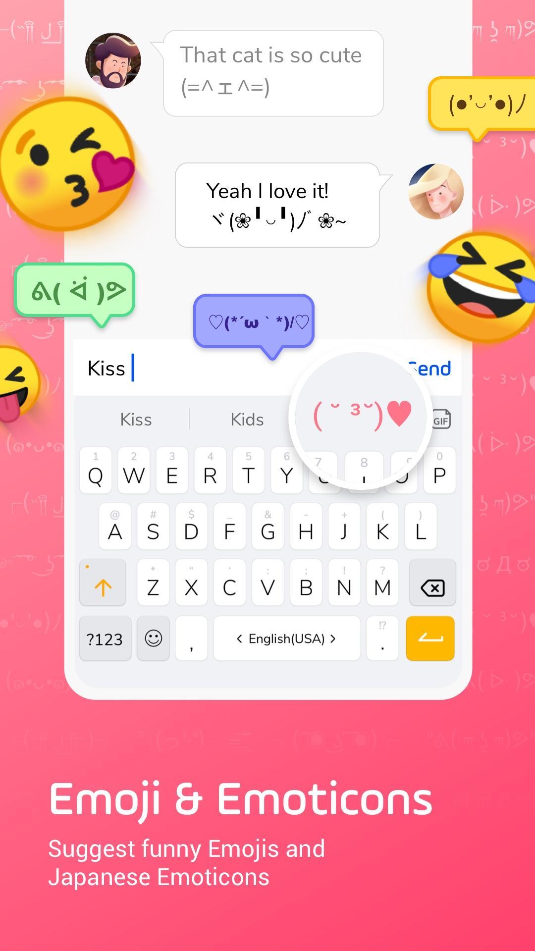Facemoji Emoji Keyboard Lite:DIY Theme,Emoji,Font 2.5.3.1 Screenshot 4