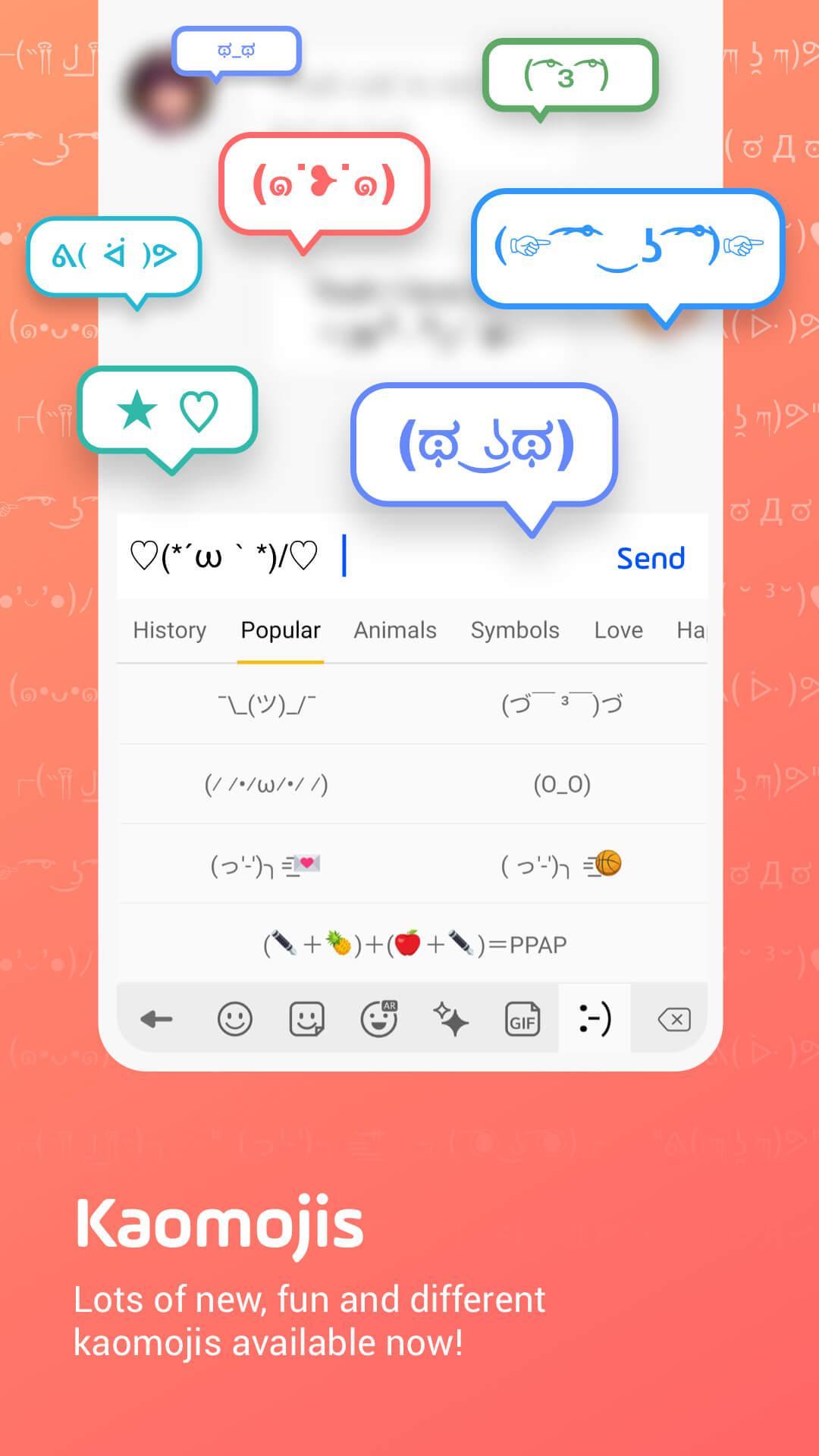 Facemoji Emoji Keyboard Lite:DIY Theme,Emoji,Font 2.5.3.1 Screenshot 5