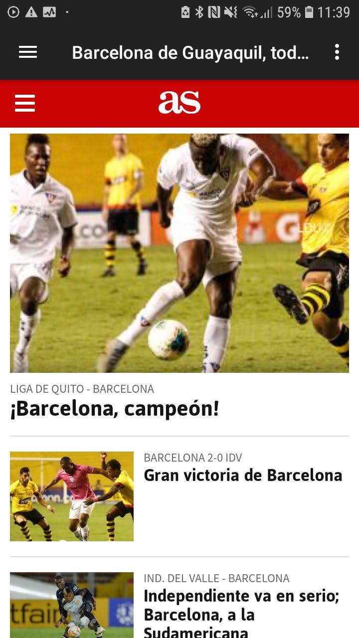 Barcelona Sporting Club Hoy 1.0 Screenshot 6